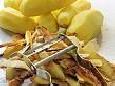 ציפס קליפות תפוחי-אדמה מטוגנות מדהים בסגנון אמריקאי