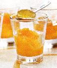 גביעי ג'לי מוסקט-תפוז וקצפת