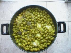 עוף בזיתים