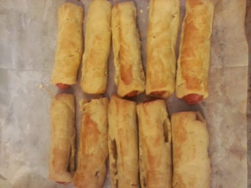 נקניקיות בבצק עלים