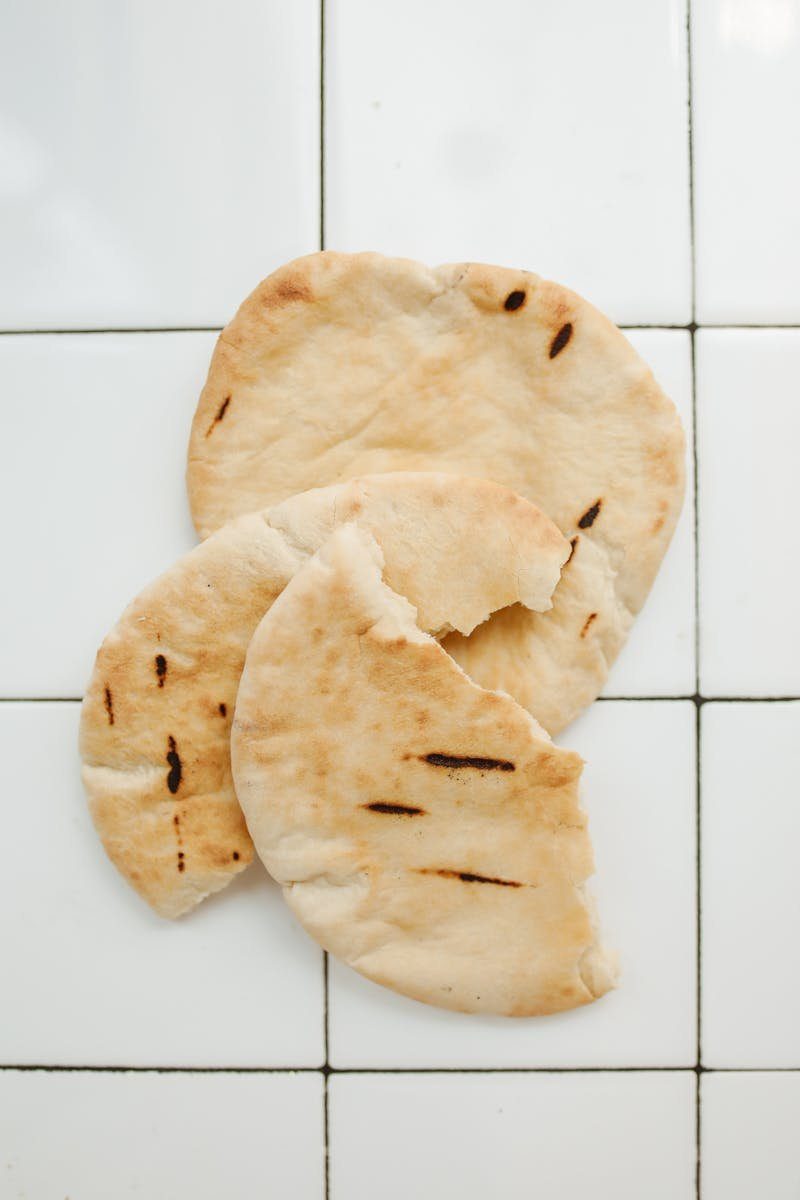 פיתה ביתית רכה בסגנון לבנוני