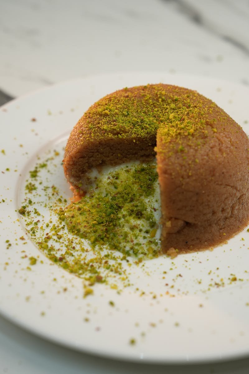 קמחייה לובית – חלווה סולת בדבש ופיסטוקים