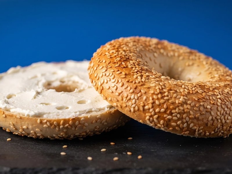 בייגל ביתי עם שומשום