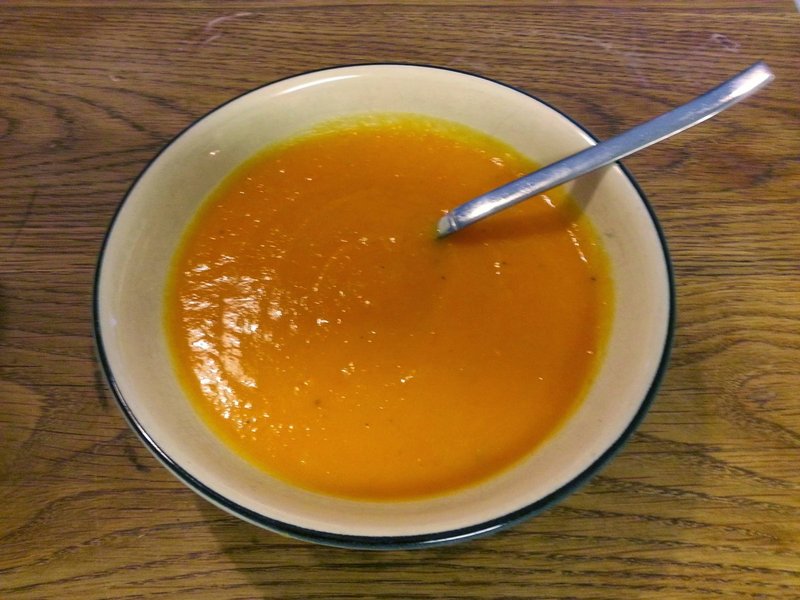 מרק גזר וג'ינג'ר