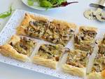 מאפה פטריות מבצק עלים