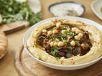 חומוס עם פטריות כמו במסעדות