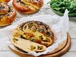 שבלולי חלה במילוי בטטה ותרד